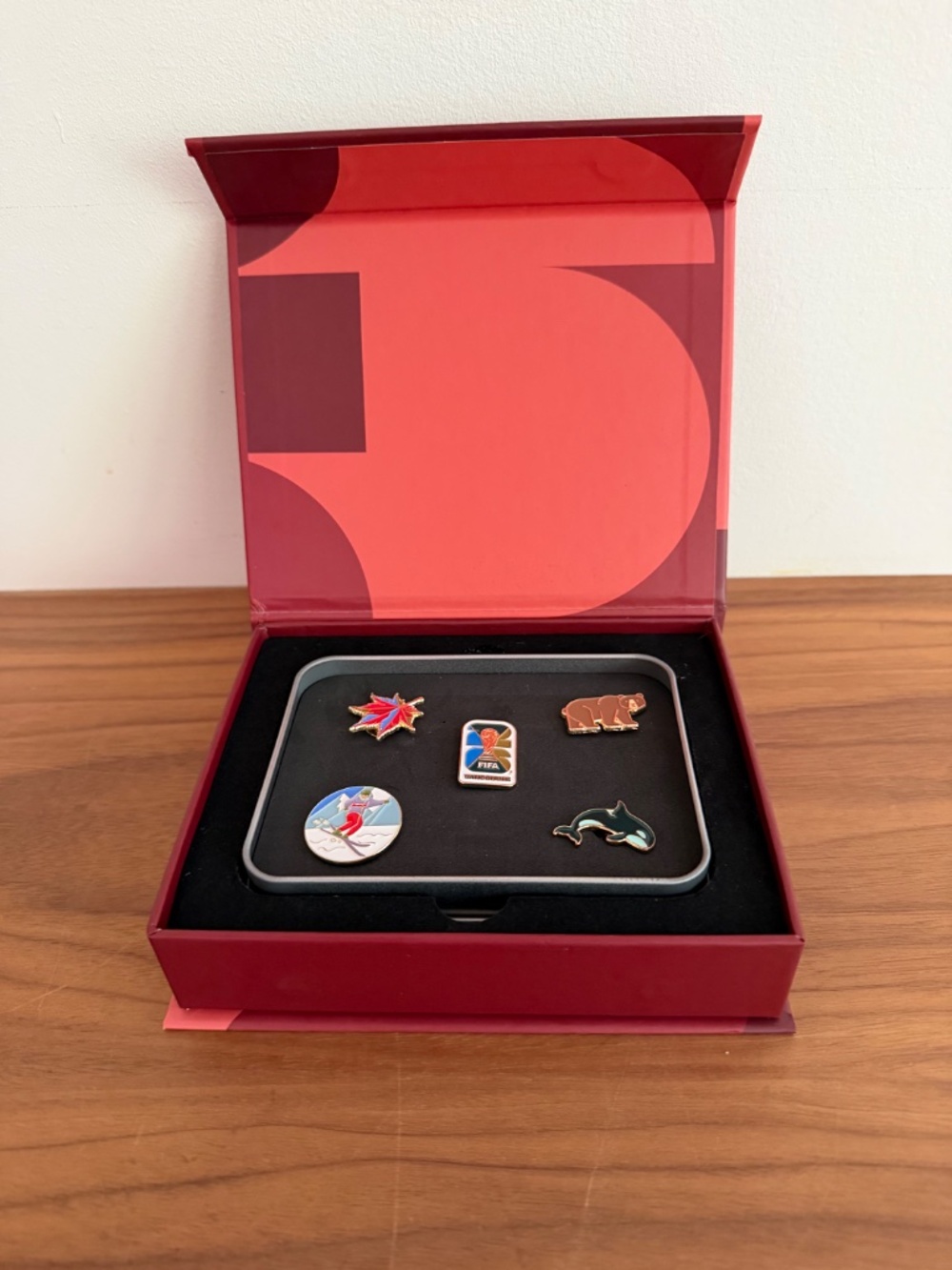 FIFA 2026 Vancouver Boxed Commemorative Enamel Pin Set